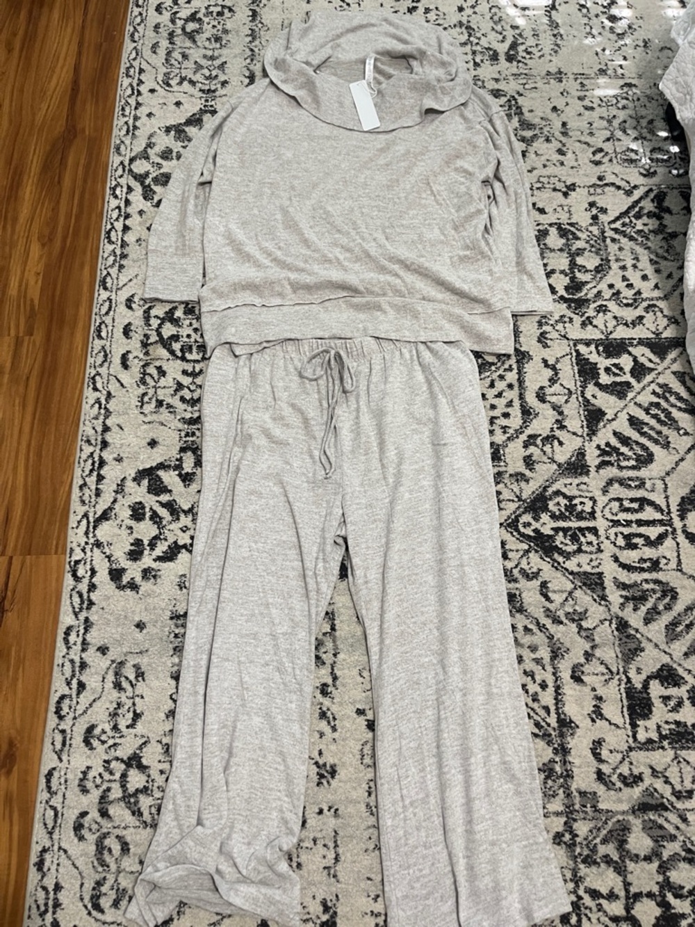 Dear Scarlett Cozy Lightweight Lounge Set - Light Gray